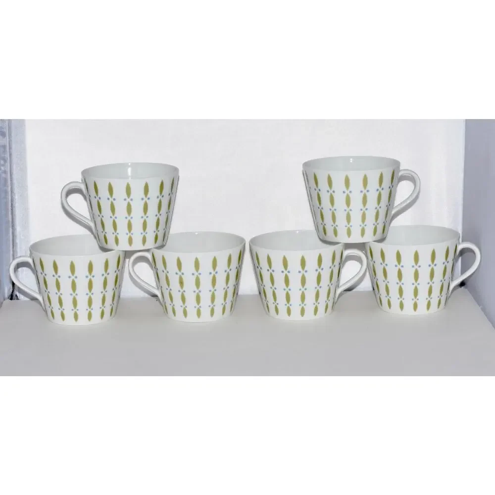 Melitta Zurich Luncheon Plates Coffee Tea Pot, Cup & Saucer 22pc MCM Modernism